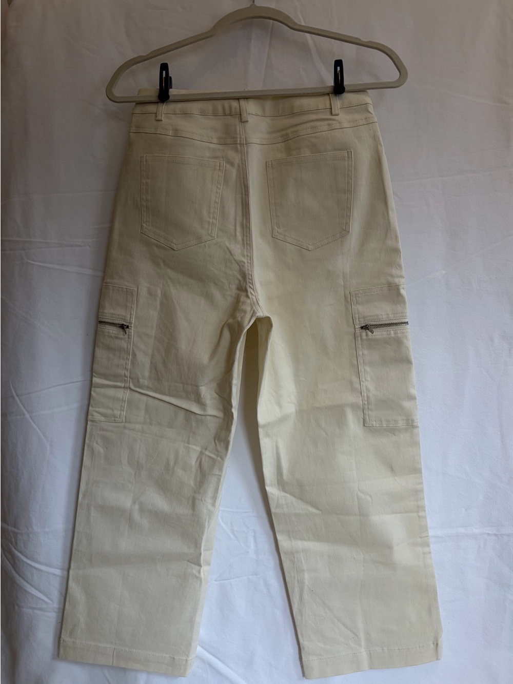 REVOLVE Line & Dot Cream Cargo Pants - Picture 3 of 3